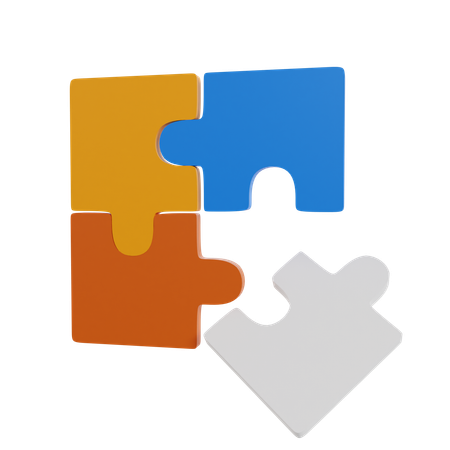 Business Puzzle  3D Icon