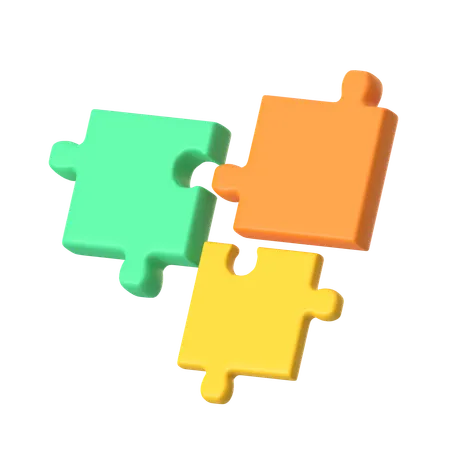 Business Puzzle  3D Icon
