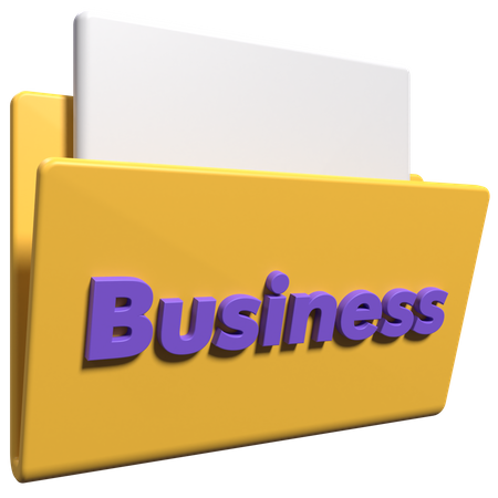 Business Record  3D Icon