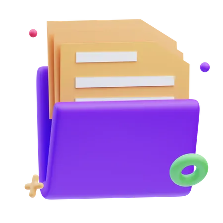 Business Record  3D Icon