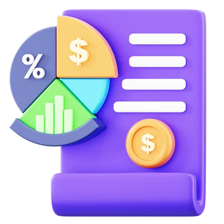 Finance Statistic 3 D Icon Illustration 3D Icon