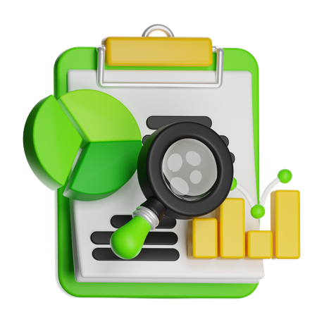Business Report  3D Icon