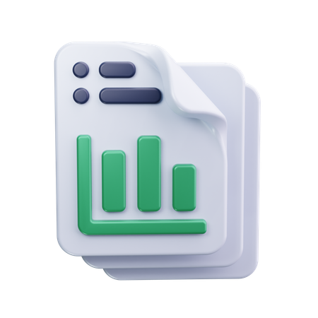 Business report  3D Icon