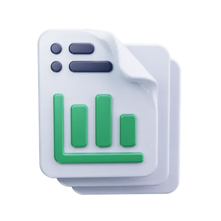 Business report  3D Icon