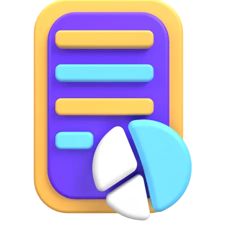 Business Report  3D Icon