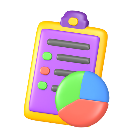 Business Report  3D Icon