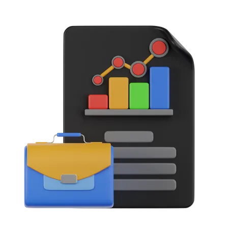 Business Report  3D Icon