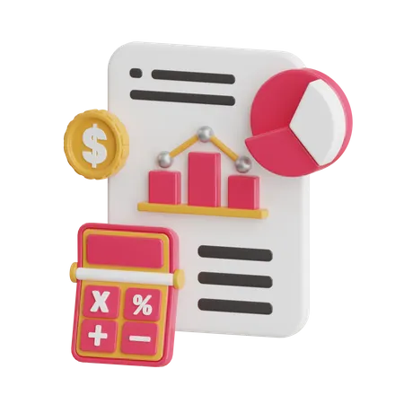 Business Report  3D Icon