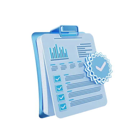 Business Report  3D Icon