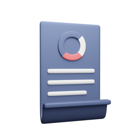 Business Report  3D Icon