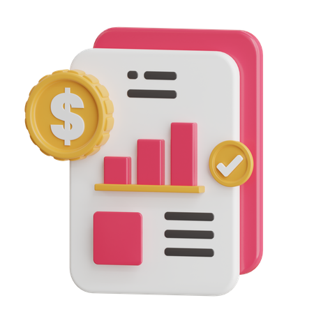 Business Report  3D Icon