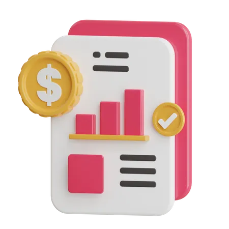 Business Report  3D Icon