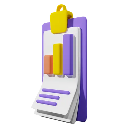 Business Report  3D Icon