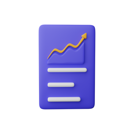 Business Report  3D Icon