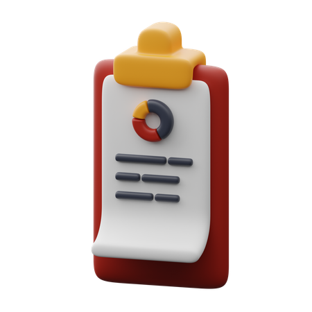 Business report  3D Icon