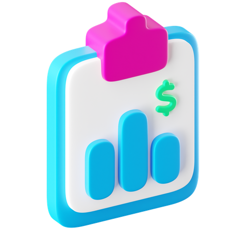 Business Report  3D Icon