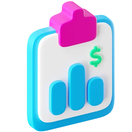 Business Report  3D Icon