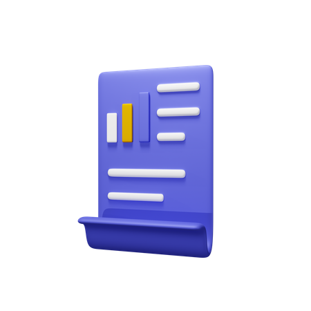 Business Report  3D Icon