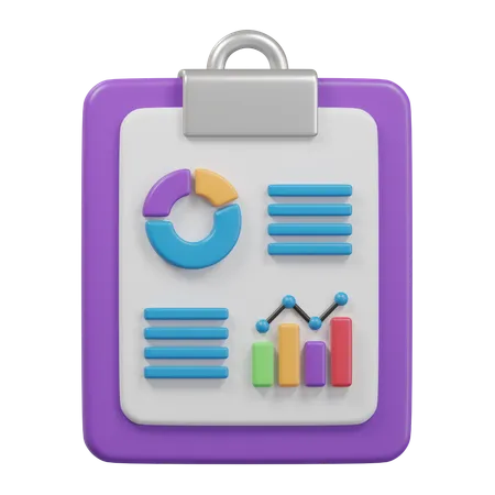 Business Report  3D Icon