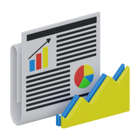 Business Report  3D Icon