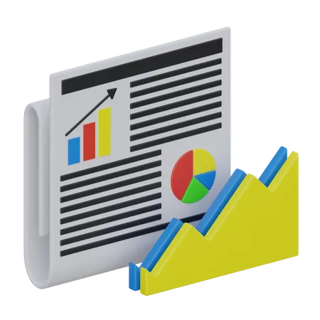 Business Report  3D Icon