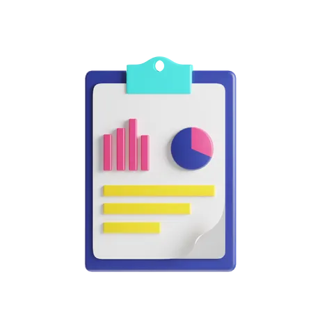 Business Report  3D Icon