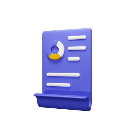 Business Report  3D Icon