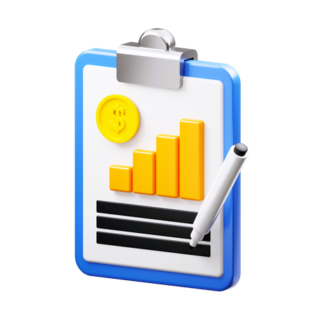 Business Report  3D Icon