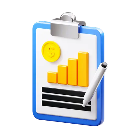 Business Report  3D Icon