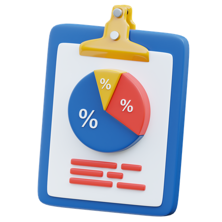 Business Report  3D Icon