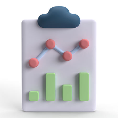 Business Report  3D Icon