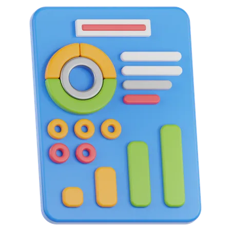 Business Report  3D Icon