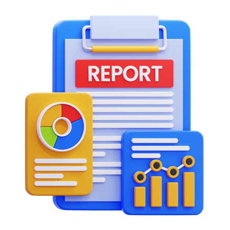 Business Report  3D Icon