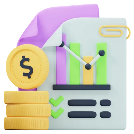 Business Report  3D Icon