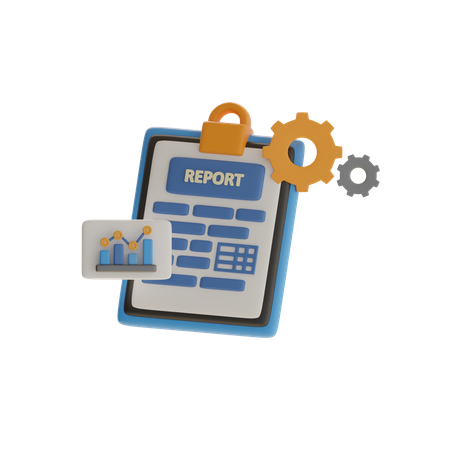 Business Report  3D Icon