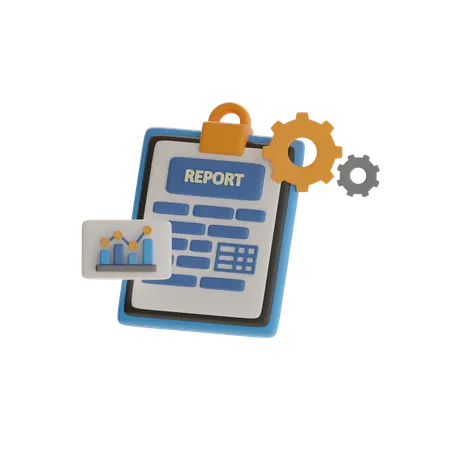 Business Report  3D Icon