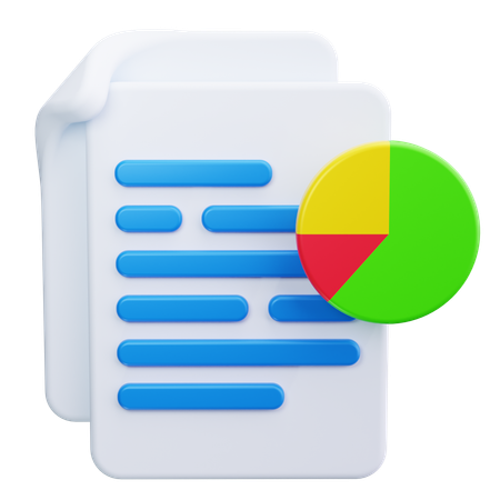 Business Report  3D Icon