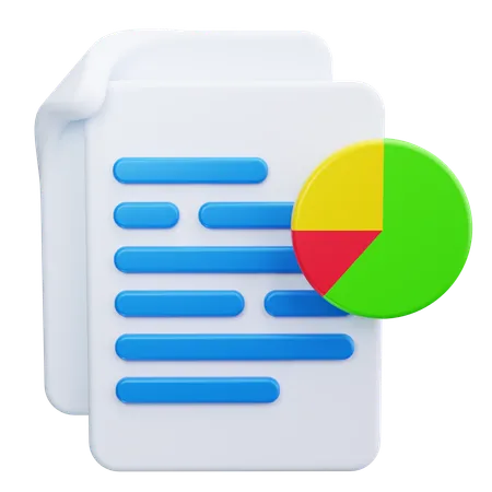 Business Report  3D Icon