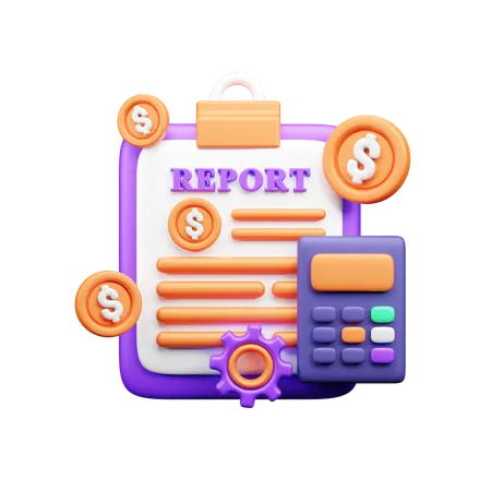 Business report  3D Icon