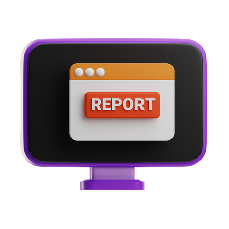 Business Report  3D Icon