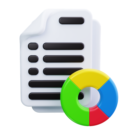 Business Report  3D Icon