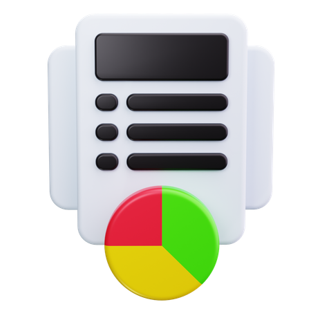 Business Report  3D Icon