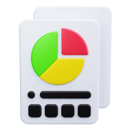 Business Report  3D Icon