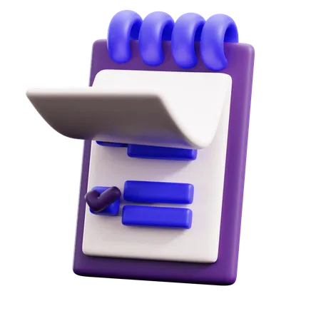 Business Report  3D Icon