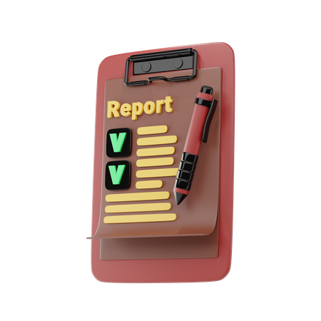 Business Report  3D Icon