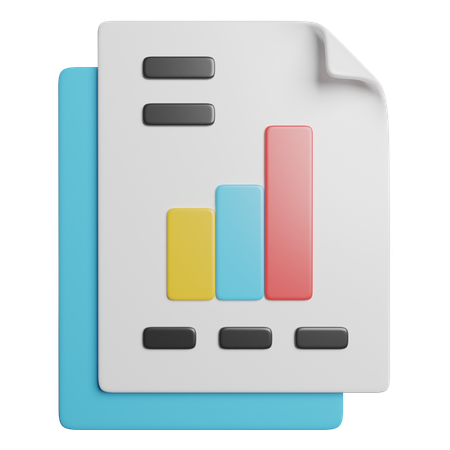 Business Report  3D Icon