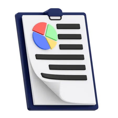 Business Report  3D Icon