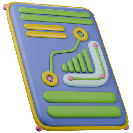 Business Report  3D Icon