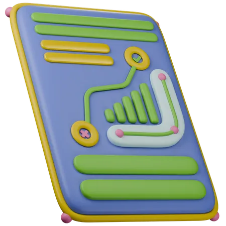 Business Report  3D Icon