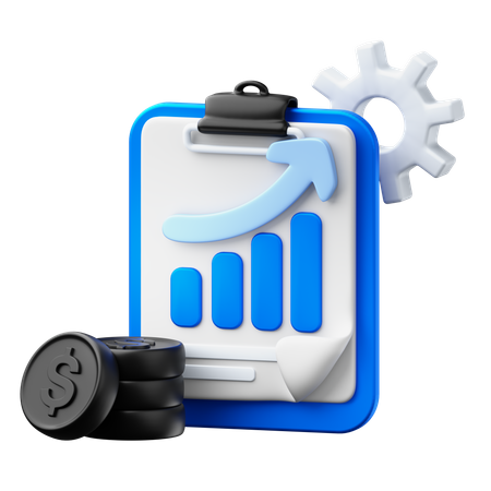 Business Report  3D Icon